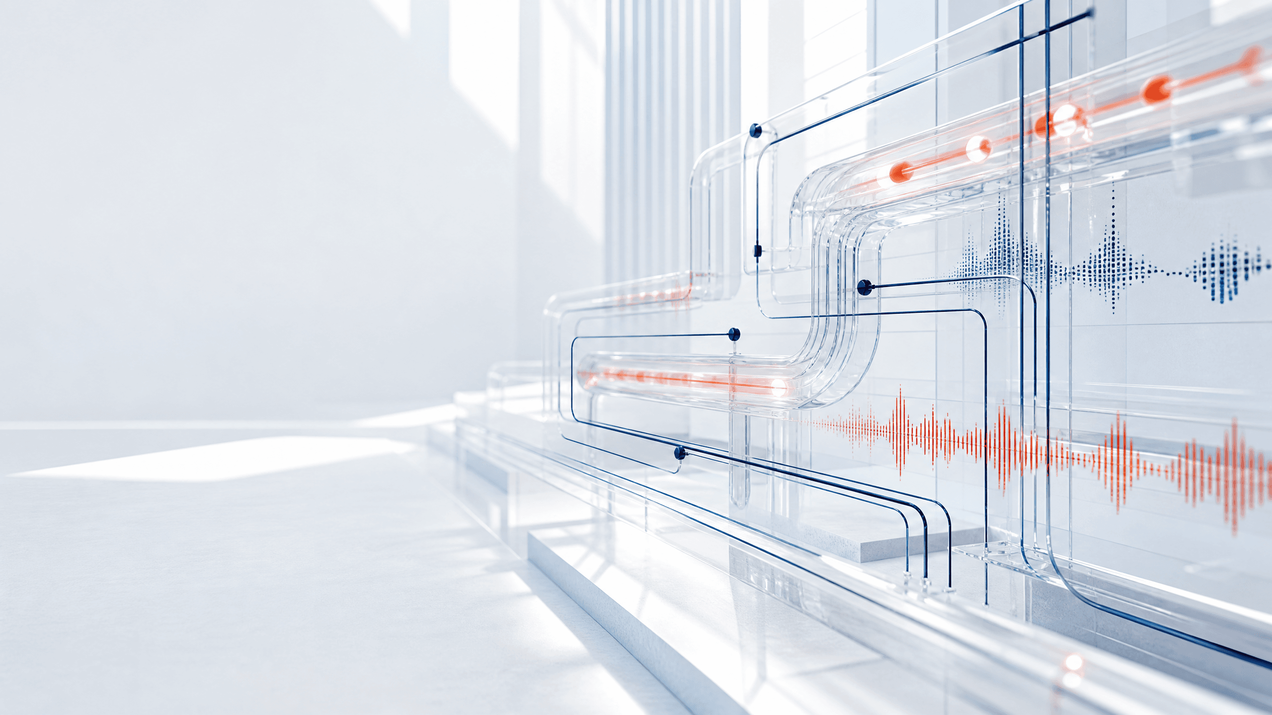 Visualisation abstraite d'un signal téléphonique pris en charge